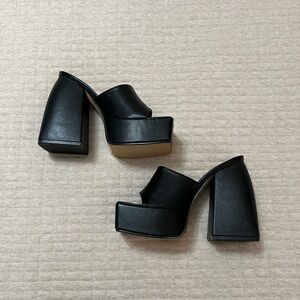 EGO Black Platform Sandals – New